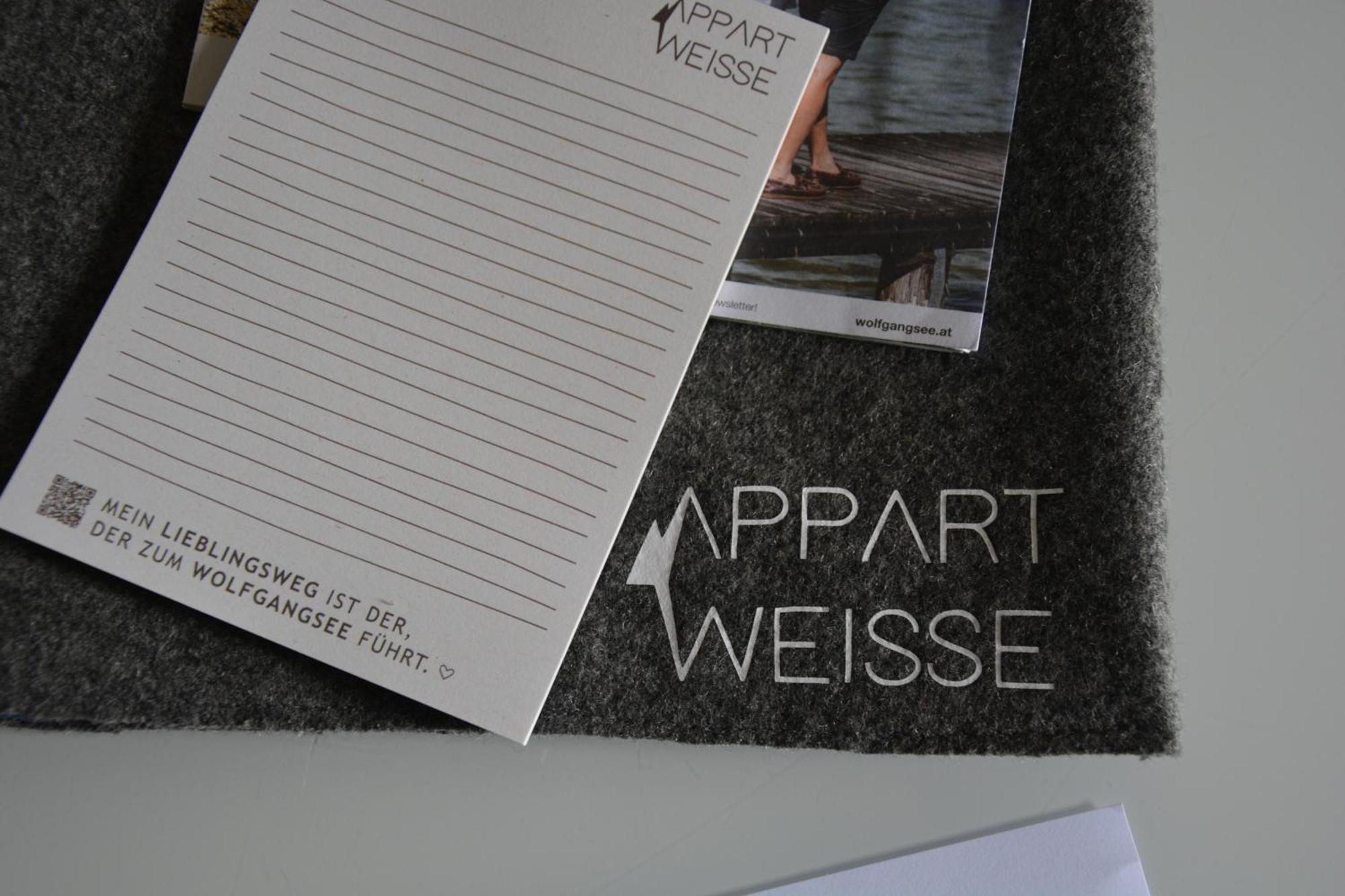 Appart Weisse Urlauben Am Wolfgangsee Sankt Gilgen Eksteriør bilde