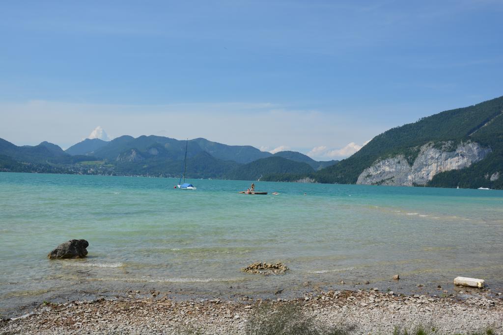 Appart Weisse Urlauben Am Wolfgangsee Sankt Gilgen Eksteriør bilde